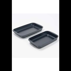 Cook's Essentials 2-Piece Nonstick Glass Bakeware Set